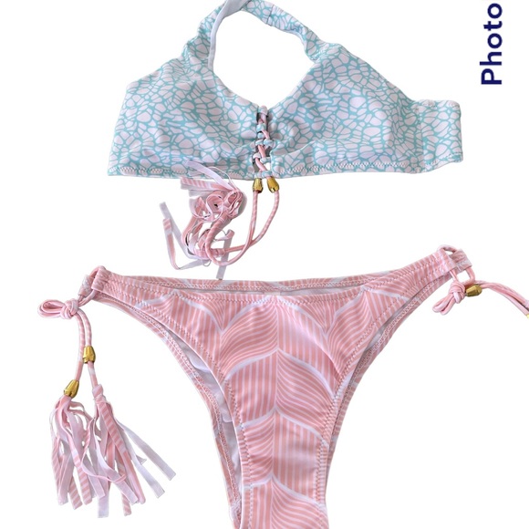Other - NEW blue and pink bikini